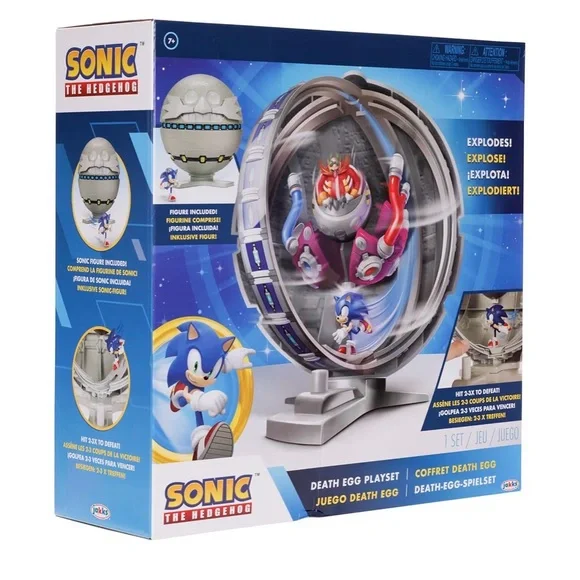 New! Sonic the Hedgehog Death Egg Battle Set - Blue, Red, Gray - Picture 3 of 6